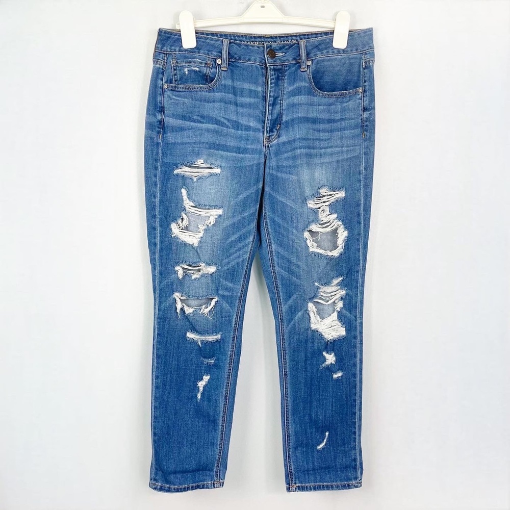 American Eagle Outfitters Tomgirl Distressed Jeans - 12